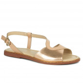 Sandale dama piele naturala DiAmanti Stefania roz nude si rose gold